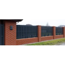 Штакетный металлический забор